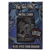YU-GI-OH LIMITED EDITION BLUE EYES TOON DRAGON METAL CARD (N