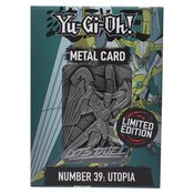 YU GI OH LTD ED COLLECTIBLE NUMBER 39 UTOPIA METAL CARD (NET