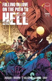 FALLING IN LOVE ON PATH TO HELL #2 CVR A BROWN