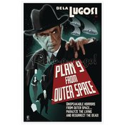 BELA LUGOSI PLAN 9 FROM OUTER SPACE PRINT