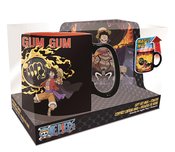 ONE PIECE GUM GUM HEAT CHANGE MUG & COASTER GIFT SET