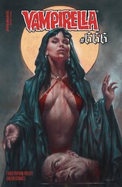 VAMPIRELLA #666 PARRILLO FOIL PRIEST & BARRUCCI SGN DE EXC (