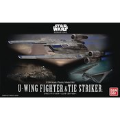 ROGUE ONE STAR WARS STORY U-WING FIGHTER & TIE STRIKER 1/144