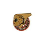 ROCKETEER BADGE 1.5IN ENAMEL PIN