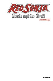 RED SONJA DEATH AND THE DEVIL #1 CVR G BLANK AUTHENTIX