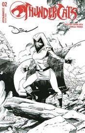 THUNDERCATS #2 CVR ZC SHALVEY LINE ART SGN DE EXC
