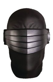 GI JOE SNAKE EYES VINYL MASK