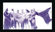 ORIGINS JLA ALEX ROSS MATTED LITHO