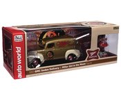 AW 51 GMC MILLER HIGH LIFE DELIVERY TRUCK W/FIG 1/24 DIECAST