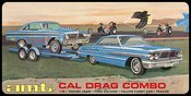1964 GALAXIE AWB FALCON & TRAILER1/25 SCALE 2 PC MODEL KIT (