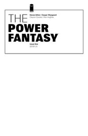 POWER FANTASY #1 CVR E BLANK SKETCH CVR