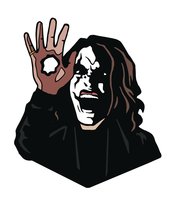 THE CROW TAKE YOUR SHOT FUNBOY PX ENAMEL PIN