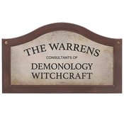 THE CONJURING WARRENS CONSULTANTS 15X9 WOOD SIGN