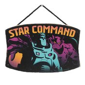BUZZ LIGHTYEAR STAR COMMAND 6X8 HANGING WOOD SIGN