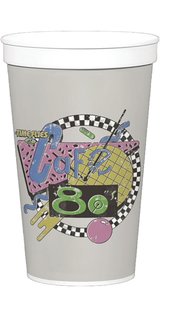 BACK TO THE FUTURE CAFE 80S SOUVENIR CUP