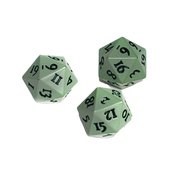 VIVID HEAVY METAL D20 DICE COOL MATCHA