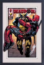 DEADPOOL 3 BROMANCE FRAMED FAUX MATTE PRINT