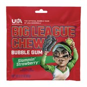 BIG LEAGUE CHEW SLAMMIN STRAWBERRY 12CT DISP