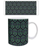 D&D DICE PATTERN 11OZ MUG