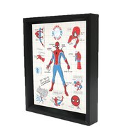 SPIDER-MAN INFOGRAPHIC 3D LENTICULAR SHADOW