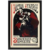 DOCTOR STRANGE SORCERER SUPREME FRAMED WOOD WALL DECOR (Net)