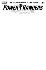 POWER RANGERS PRIME #1 CVR E BLANK SKETCH