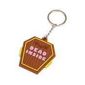 DEAD INSIDE PVC KEYCHAIN