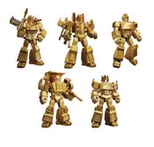 BLOKEES TRANSFORMERS LTD ED GOLD SERIES MODEL KIT BOX SET (N