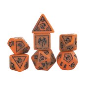 D&D ADVENTURE DICE BARBARIAN ORANGE