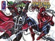 DF IMAGE MARVEL CVR ART COURT SGN & REMARKED SPAWN VS SPIDER