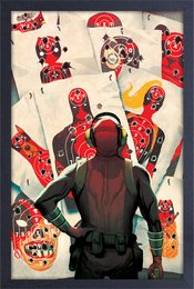 DEADPOOL TARGET PRACTICE 11X17 FRAMED PRINT