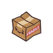 FRAGILE 3.25IN STICKER PATCH