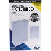 ACTION FIGURE 6IN COLLAPSIBLE PROTECTOR BOX 8 PACK