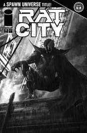 SPAWN RAT CITY #9 CVR C ADAMS B&W