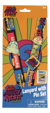 SID AND MARTY KROFFT LANYARD & PIN SET