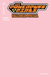 POWERPUFF GIRLS HALLOWEEN SP ONE SHOT CVR N PINK BLANK AUTHE