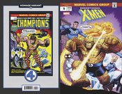 EXCEPTIONAL X-MEN #5 BRADSHAW FANTASTIC FOUR HOMAGE VAR