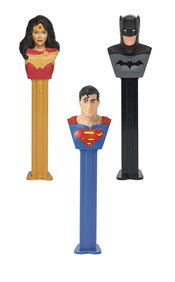 JUSTICE LEAGUE PEZ 6 PC BLISTER ASST