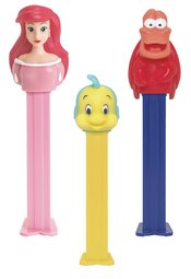 LITTLE MERMAID PEZ 6 PC BLISTER ASST