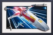 SW X-WING 11X17 FAUX MATTE POSTER