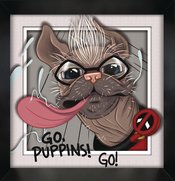 MARVEL DEADPOOL 3 GO PUPPINS FAUX MATTE 11X17 POSTER  (