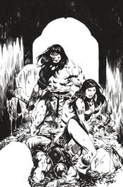 CONAN BARBARIAN #17 FOC TORRE B&W VIRGIN (MR)