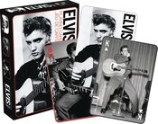 ELVIS BLACK AND WHITE PLAYING CARDS