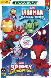 FCBD 2025 BUNDLE OF 20 IRON MAN & FRIENDS/SPIDEY & FRIENDS (