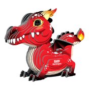 SAFARI EUGY RED DRAGON 3D PUZZLE TOY