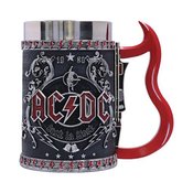 ACDC BACK IN BLACK TANKARD 6.3IN