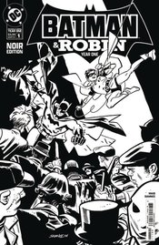 DF BATMAN AND ROBIN YEAR ONE NOIR ED #1 WAID SGN