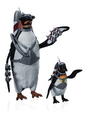 BATMAN RETURNS DAH-134B DYNAMIC 8-CTION PENGUIN LEGIONS AF (