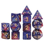 ACRYLIC DICE COSMOS 12PC SET  (SEP248684)