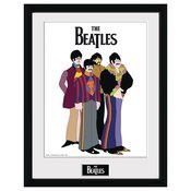 BEATLES YELLOW SUBMARINE GROUP FRAMED POSTER